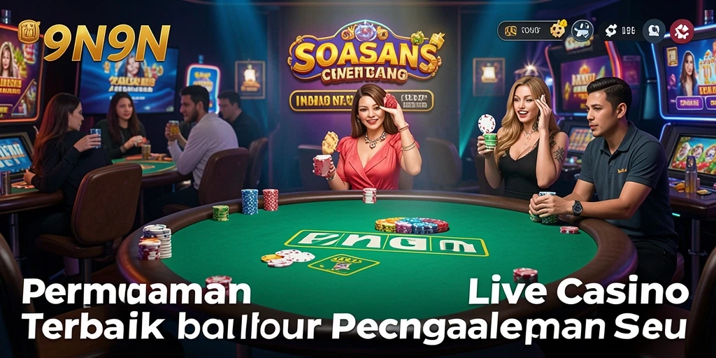 Tampilan gameplay Live Casino yang menarik dan interaktif.