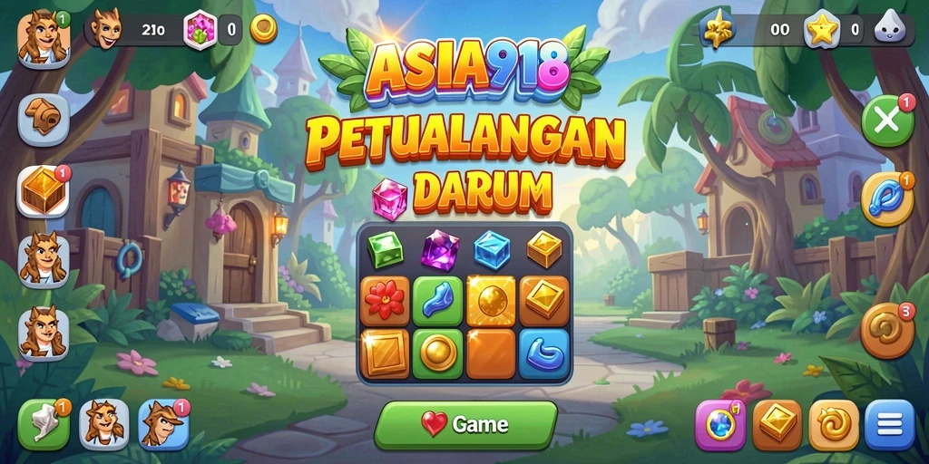 Tampilan gameplay seru dalam ASIA918, dengan grafis menawan.