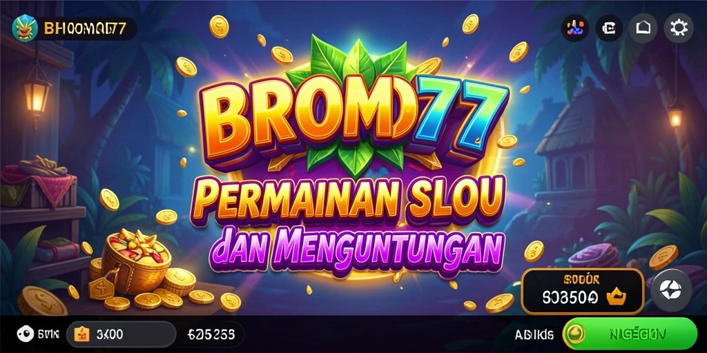 Tampilan menarik dari gameplay BROMO77 yang mendebarkan.