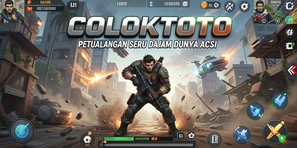 Screenshot permainan COLOKTOTO menunjukkan aksi seru dan menegangkan.