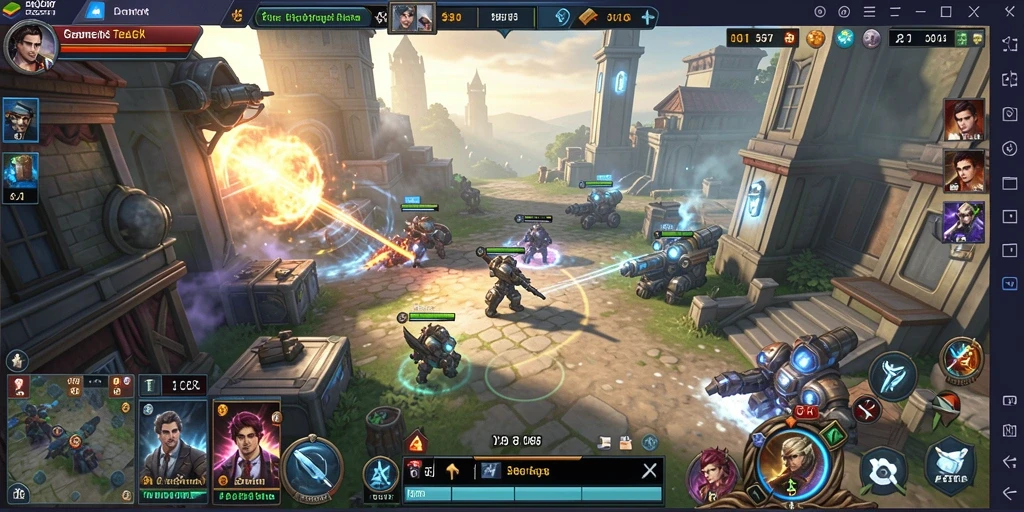Tampilan gameplay mendalam dalam EOS77 yang menarik perhatian.