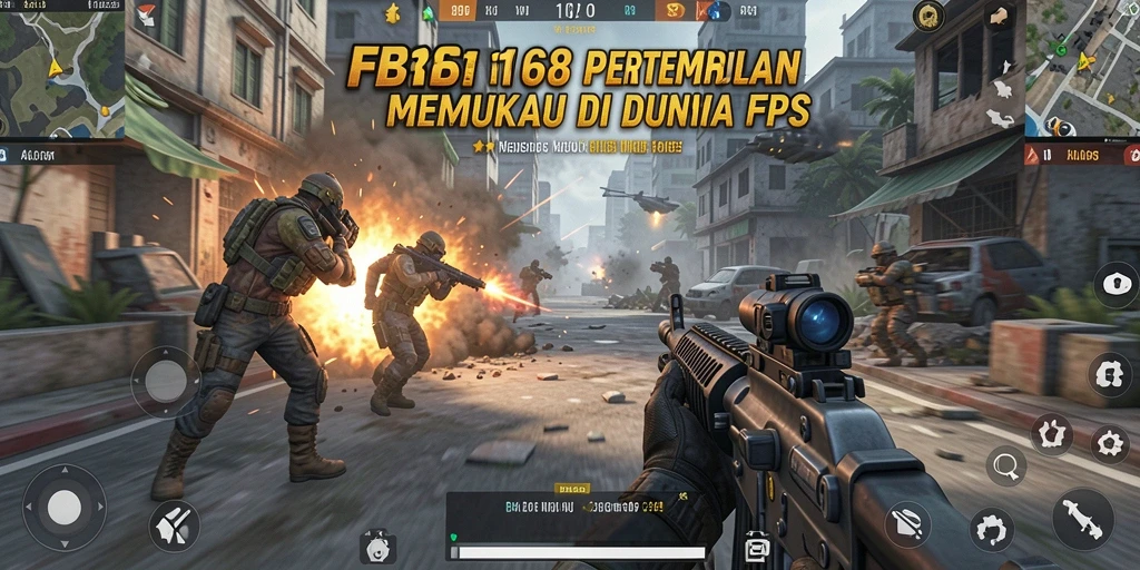 Screenshot dari gameplay FB168 yang menampilkan aksi seru di medan perang.