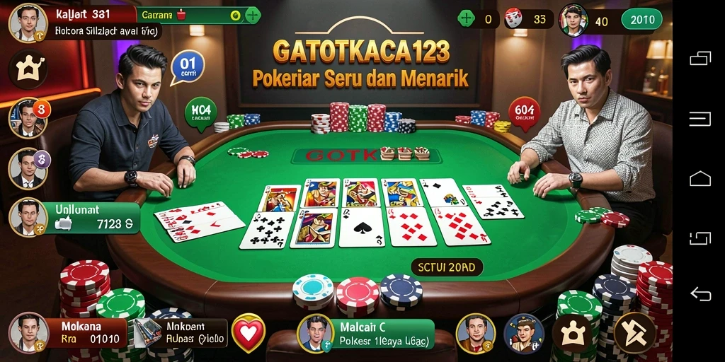Tampilan gameplay GATOTKACA123 yang menarik dan interaktif.