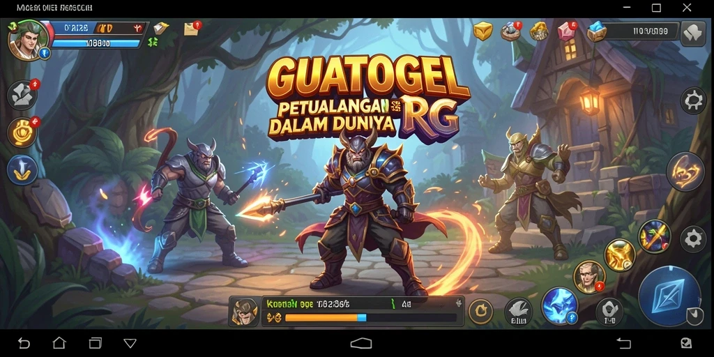 Tampilan gameplay seru dengan aksi RPG yang mendebarkan.