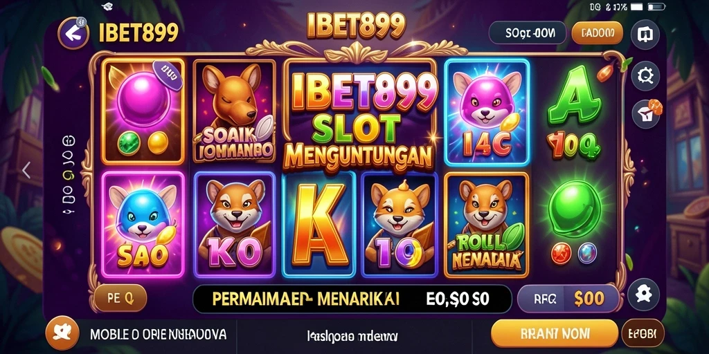 Gameplay Slot IBET899 yang seru dan menguntungkan.