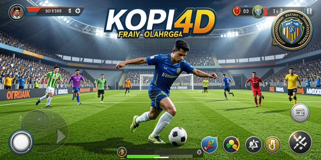 Tampilan gameplay KOPI4D yang seru dan penuh aksi olahraga.