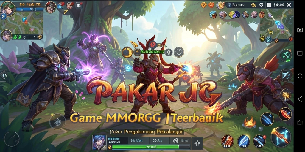 Tampilan gameplay seru dalam dunia fantasi PAKARJP.