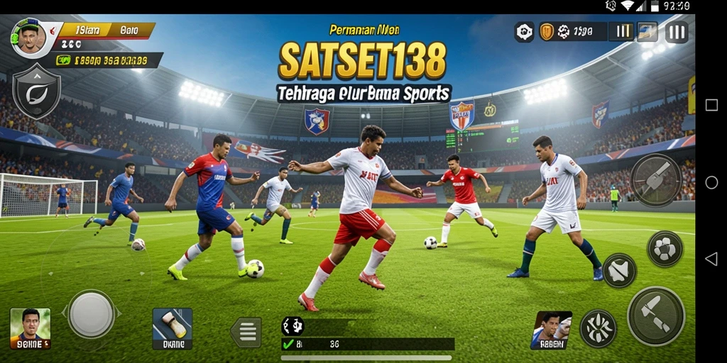 Screenshot utama SATSET138 menunjukkan gameplay yang mendebarkan dan interaksi pemain.