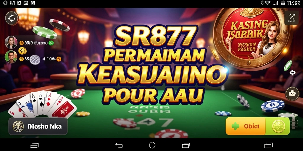 Screenshot menunjukkan gameplay seru di SR877, penuh aksi Kasino.
