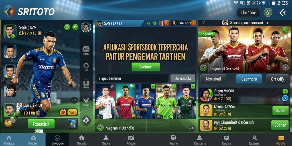 Tampilan menarik dari gameplay SRITOTO saat bermain Sportsbook.