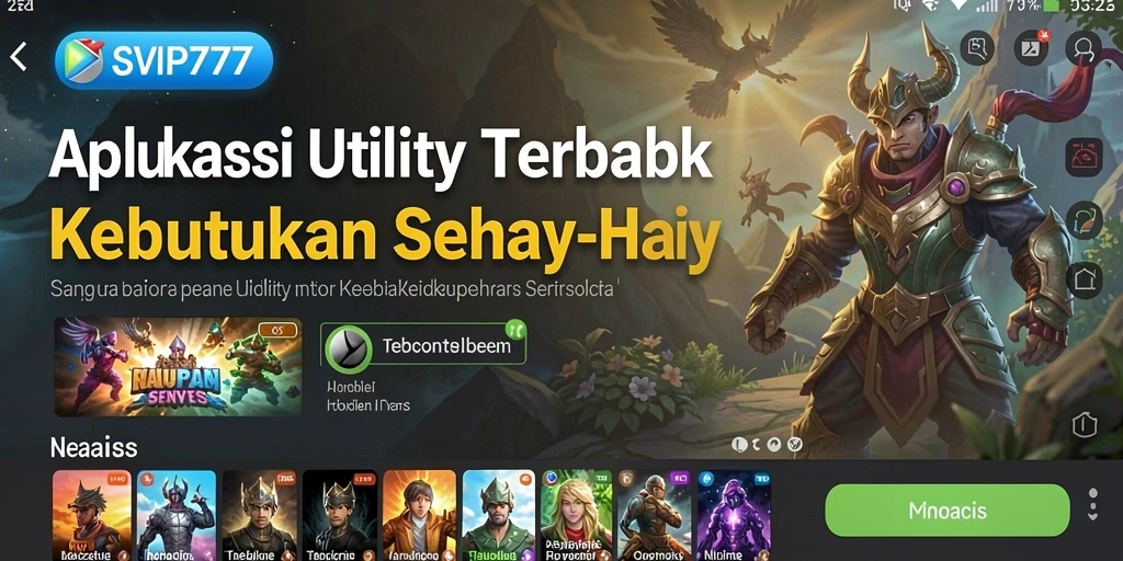Screenshot utama SVIP777 menampilkan antarmuka yang bersih dan fungsional untuk manajemen tugas.