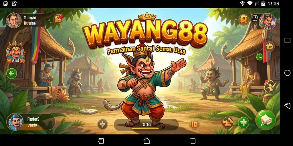 Tampilan menarik dan gameplay seru dalam WAYANG88.